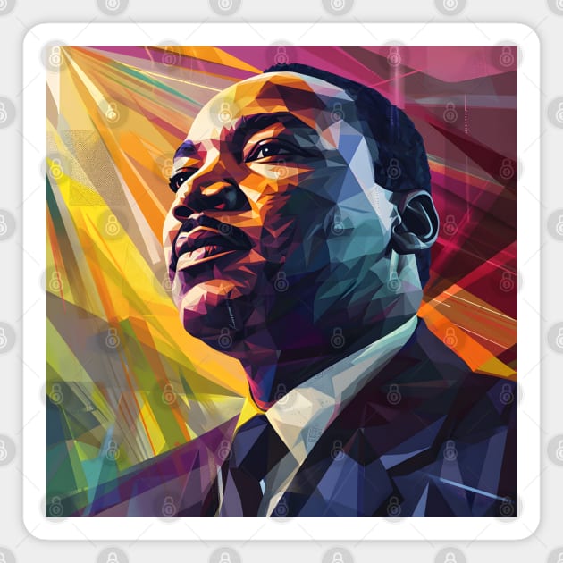 Inspire Unity: Festive Martin Luther King Day Art, Equality Designs, and Freedom Tributes! Magnet by insaneLEDP